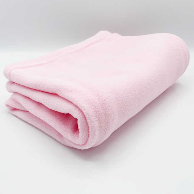 Plain Pink Fleece Wrap