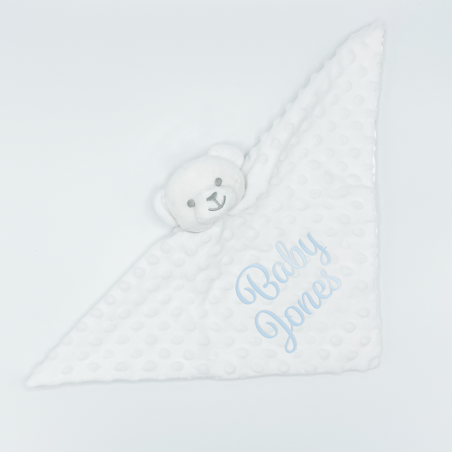 White Baby Bear Comforter