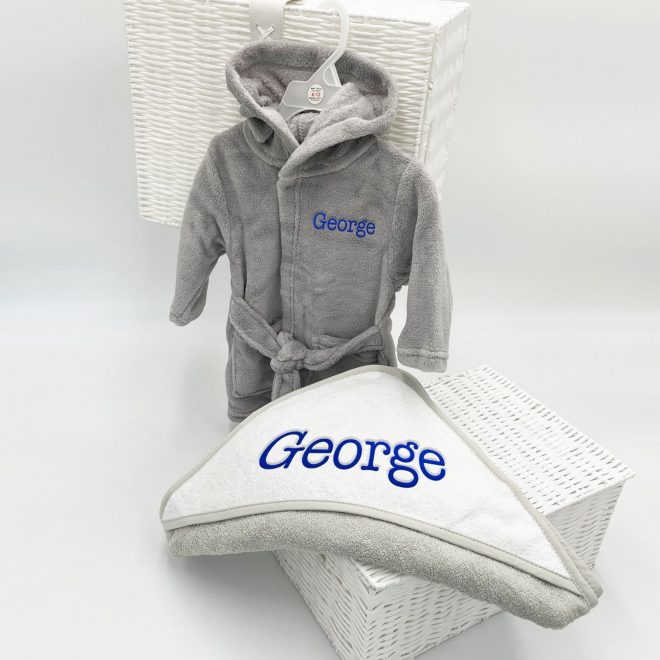 Personalised Bed Time Gift Set - Grey