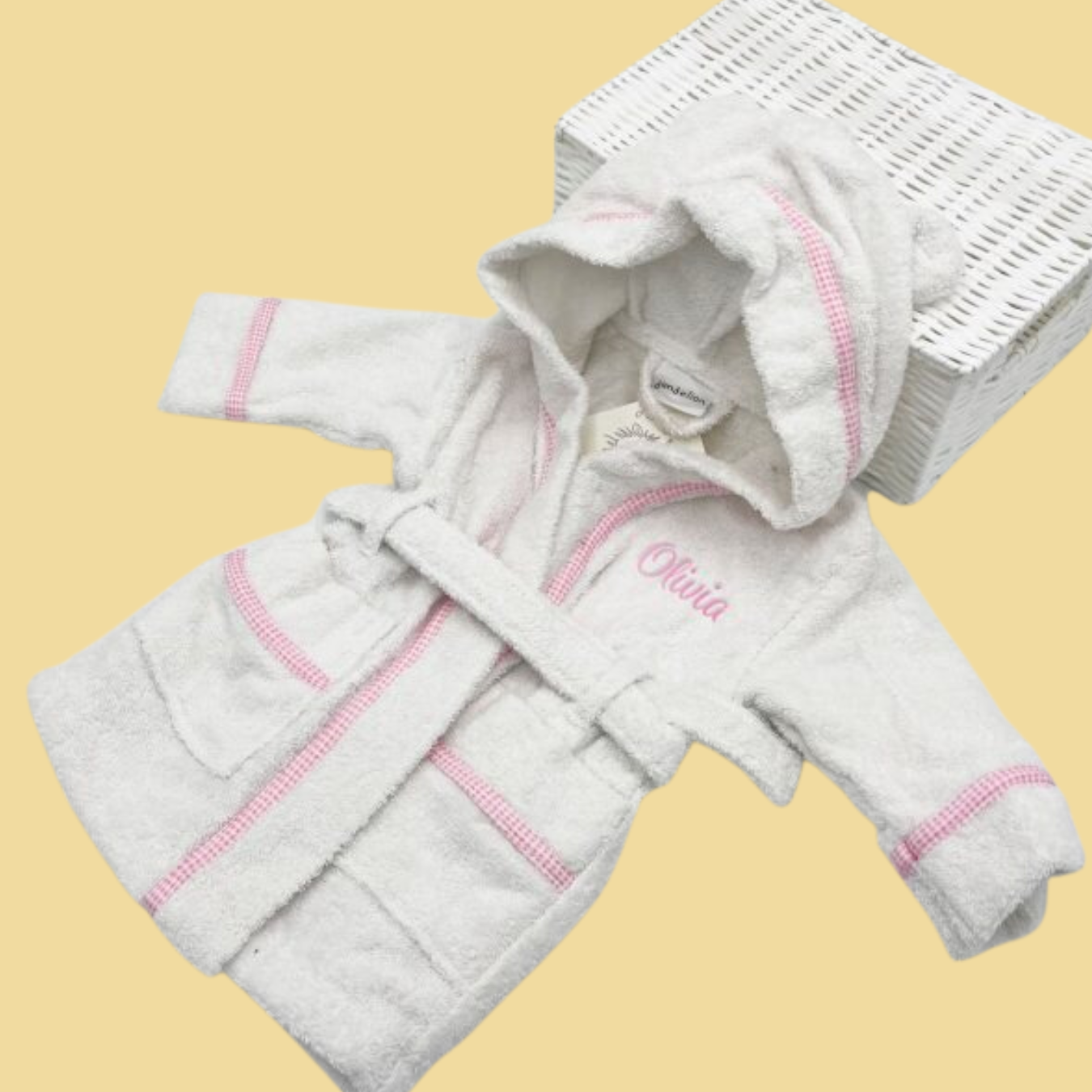 Ladies Dressing Gown Robe with a Personalised name