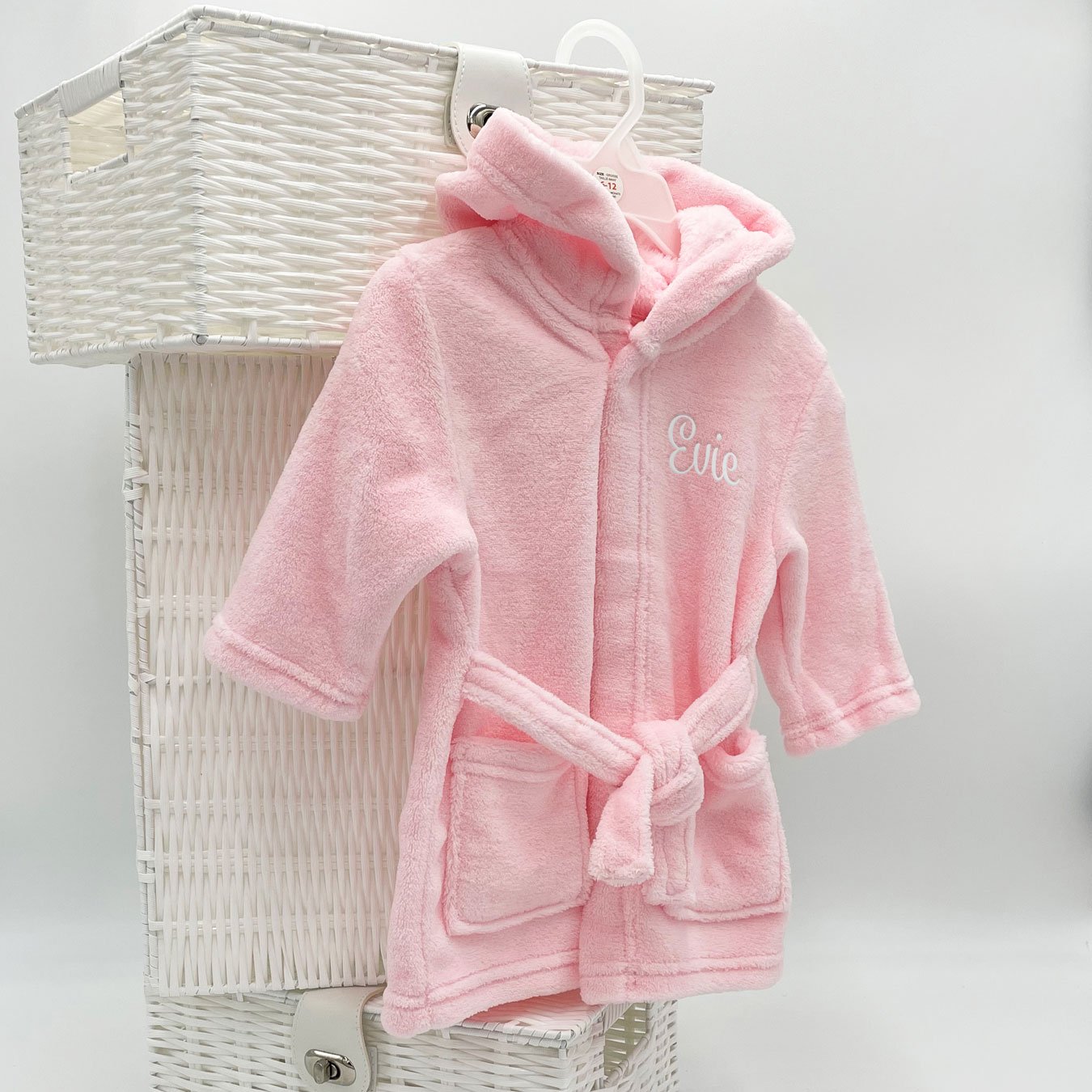 Baby Girls Personalised Super Soft Hooded Dressing Gown and Bunny Toy Gift  Set - Etsy