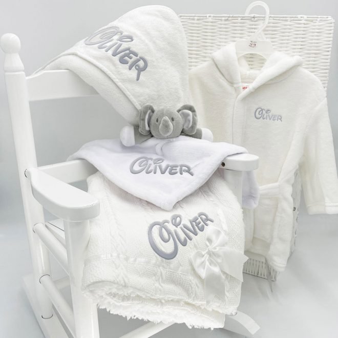 Personalised Baby Unisex Bundle Gift Set