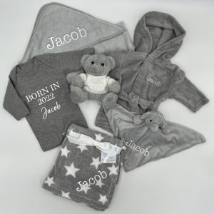 Personalised 'Born In' Ultimate Star Baby Gift Set Bundle